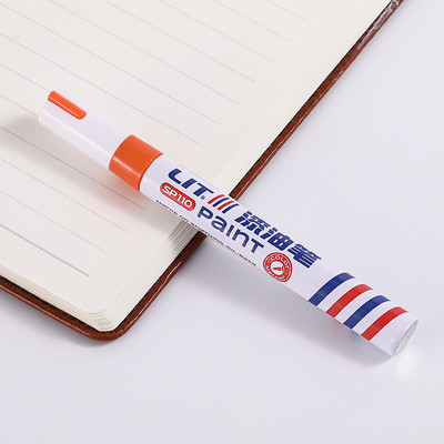 12 цвята, 1 бр. Цветна писалка за маркери за боядисване Водоустойчиви трайни бели маркери Протектор на гума Боядисване на гумен плат Метални маркери за лице Art