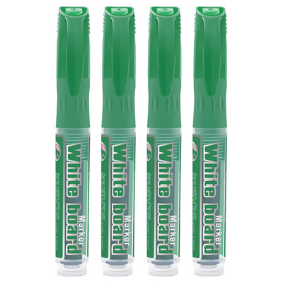 4 bucăți marcator pentru tablă albă ștergabilă, ștergere uscată, cerneală reîncărcabilă pentru birou, rechizite școlare, cadou pentru studenți