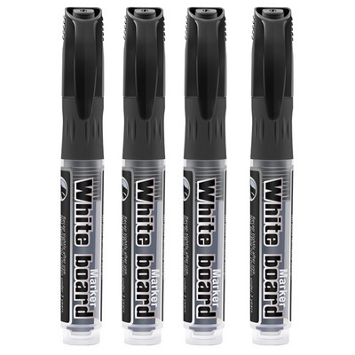 4 bucăți marcator pentru tablă albă ștergabilă, ștergere uscată, cerneală reîncărcabilă pentru birou, rechizite școlare, cadou pentru studenți