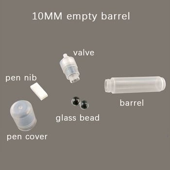 Plastic Empty Pen Rod 0.5/0.7/3/4.5/6.5/8/10/15/30mm Barrels Tube for Graffiti Pen Liquid Chalk Markers Paint Paint Accessories