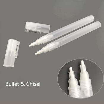 Plastic Empty Pen Rod 0.5/0.7/3/4.5/6.5/8/10/15/30mm Barrels Tube for Graffiti Pen Liquid Chalk Markers Paint Paint Accessories