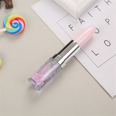 Creative Pen Lipstick Shape Glitter Gel Στυλό Quicksand 0,5mm Signature Pen Stationery School Supplies Hot sale
