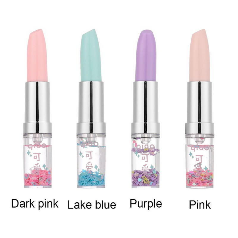 Creative Pen Lipstick Shape Glitter Gel Στυλό Quicksand 0,5mm Signature Pen Stationery School Supplies Hot sale