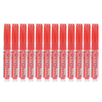 12 kom/set Set markera za bijelu ploču koji se može izbrisati Olovka za suho brisanje znakova Tinta za ponovno punjenje Uredski školski pribor Poklon za studente Crna Plava Crvena