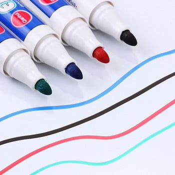 Λευκός πίνακας Erasable Pens 4 Χρώματα Μαύρο Μπλε Κόκκινο Πράσινο Λευκό Στυλό Κατασκευαστή Πίνακα Εκπαίδευση Εκπαίδευση Είδη γραφείου Χαρτικά