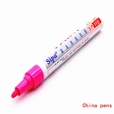 Luksuzna olovka u 12 boja Vodootporna gumena trajna boja Umjetnička flomaster olovka Gazni sloj gume za automobile Oslikavanje guma za okoliš