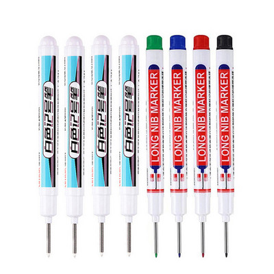 Haile Oily Vodootporni alat za markere s dubokim rupama Komplet olovki za kupaonicu Dekoracija za obradu drveta Višenamjenski markeri s dugačkom glavom Bijeli 20 mm