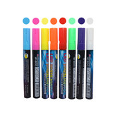 1 Buc LED Highlighter Marks Pen Pensula de vopsea Queen Bee Marker Pen 135mm * 4mm 8 Culori Opțional Penie Teșită Penie Penie Instrumente pentru apicultura