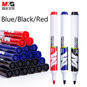 3 tk M&G kustutatav veepõhise tahvli markerpliiats, must/sinine/punane veepõhise tindiga toornaelaga kooligraffititarbed kirjatarbed