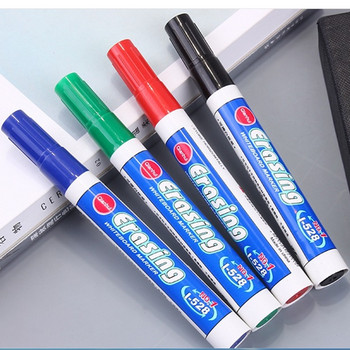 Многоцветен набор от химикалки за бяла дъска с изтриваем маркер за бяла дъска Стъклена писалка за деца, рисуване, офис, среща, училищни учители, маркери