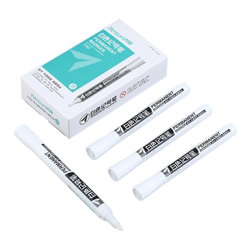 1/3/4/5 τμχ Για μεταλλικό λευκό μαρκαδόρο μαρκαδόρο Μόνιμη Λιπαρά Αδιάβροχο Πλαστικό Ζελέ Στυλό Γράψιμο Σχέδιο Γκράφιτι Στυλό Χαρτικά Σημειωματάριο