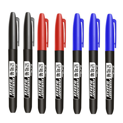 Haile 7/9Pc visokokvalitetna vodootporna trajna flomaster olovka crna plava crvena tinta 1,5 mm flomasteri školski uredski umjetnički pribor