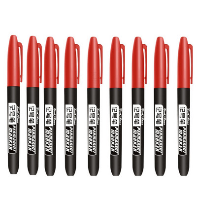 Haile 7/9Pc visokokvalitetna vodootporna trajna flomaster olovka crna plava crvena tinta 1,5 mm flomasteri školski uredski umjetnički pribor