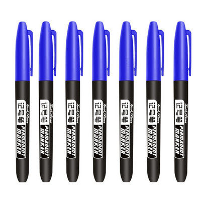 Haile 7/9Pc visokokvalitetna vodootporna trajna flomaster olovka crna plava crvena tinta 1,5 mm flomasteri školski uredski umjetnički pribor