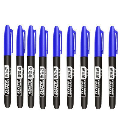 Haile 7/9Pc visokokvalitetna vodootporna trajna flomaster olovka crna plava crvena tinta 1,5 mm flomasteri školski uredski umjetnički pribor