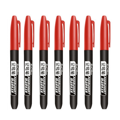 Haile 7/9Pc visokokvalitetna vodootporna trajna flomaster olovka crna plava crvena tinta 1,5 mm flomasteri školski uredski umjetnički pribor