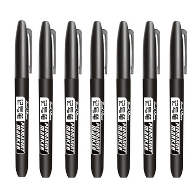 Haile 7/9Pc visokokvalitetna vodootporna trajna flomaster olovka crna plava crvena tinta 1,5 mm flomasteri školski uredski umjetnički pribor