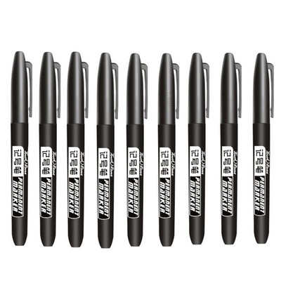 Haile 7/9Pc visokokvalitetna vodootporna trajna flomaster olovka crna plava crvena tinta 1,5 mm flomasteri školski uredski umjetnički pribor