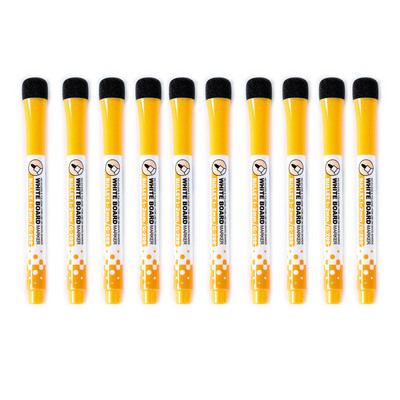 Markere pentru tablă albă cu capac de ștergere uscată Markere magnetice pentru ștergere uscată Markere cu vârf fin și cu miros scăzut pentru copii și rechizite școlare