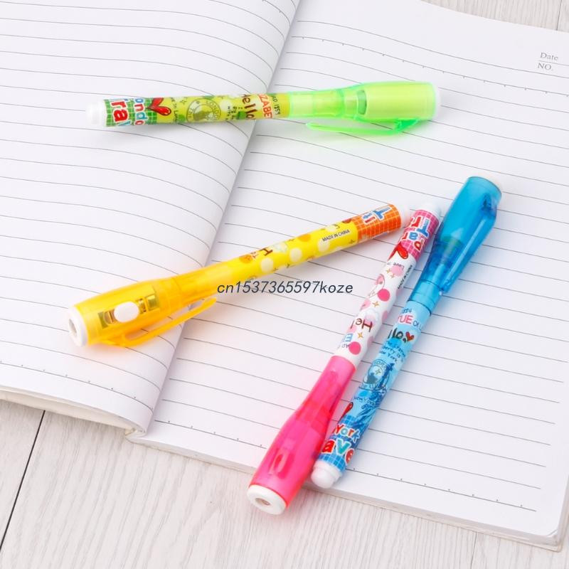 P82A 4Kit Pen nähtamatu tindipliiats salasõnumiga laste peolelu jaoks