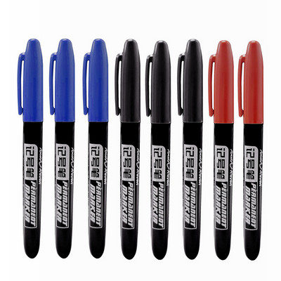 8 kom/set Permanentna flomaster Fine Point Vodootporna tinta Tanka olovka Crno Plava Crvena Tinta 1,5 mm fine umjetničke flomastere u boji