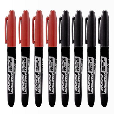 8 kom/set Permanentna flomaster Fine Point Vodootporna tinta Tanka olovka Crno Plava Crvena Tinta 1,5 mm fine umjetničke flomastere u boji