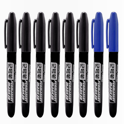 8 kom/set Permanentna flomaster Fine Point Vodootporna tinta Tanka olovka Crno Plava Crvena Tinta 1,5 mm fine umjetničke flomastere u boji