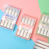 JIANWU 4 kom./set Super mekani markeri za označavanje svijetlih boja Kawaii marker Fluorescentna olovka za crtanje, pribor za pisanje