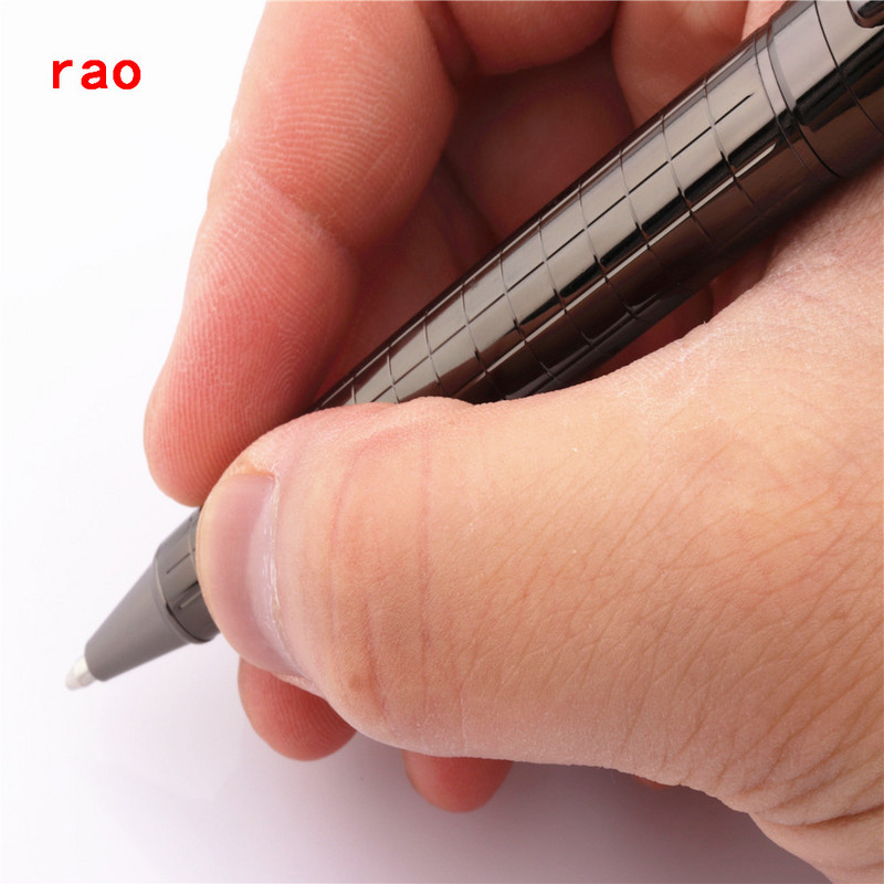 Luxus minőségű 856 Szürke vonal Színes Üzleti irodai Közepes hegyű golyóstoll Új Diák Írószer tanszerek