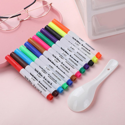 Y3NC Floating Highlighter Floating Pen Комплект химикалки за бяла дъска за деца Ig Популярен изтриваем маркер на водна основа Маркер за плочки