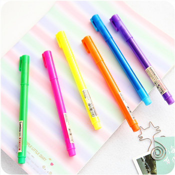 6 бр. Lumina Color Pen Highlighter Marker Mild Fluorescent Liner Drawing Highlighting Painting Office Accessories School F968