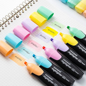 1 buc Monami 604 Pastel Color Highlighter Pen Culori ușoare Marker Liner Evidențiere Desen Pictură Rechizite școlare de birou A6088