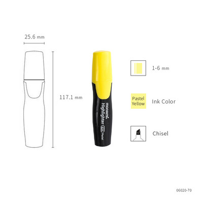 1 buc Monami 604 Pastel Color Highlighter Pen Culori ușoare Marker Liner Evidențiere Desen Pictură Rechizite școlare de birou A6088