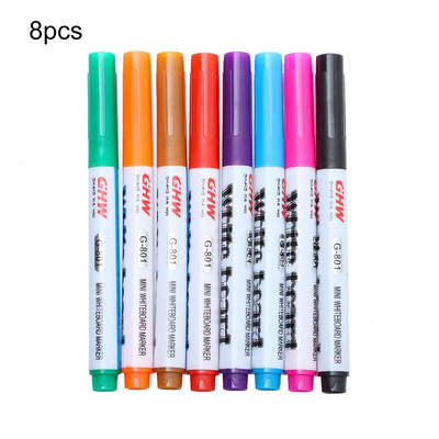 8/12 цвята Подарък Магическа водна рисунка Детска писалка с драскулки Маркери за бяла дъска Писалка с водна живопис Изтриваема плаваща писалка