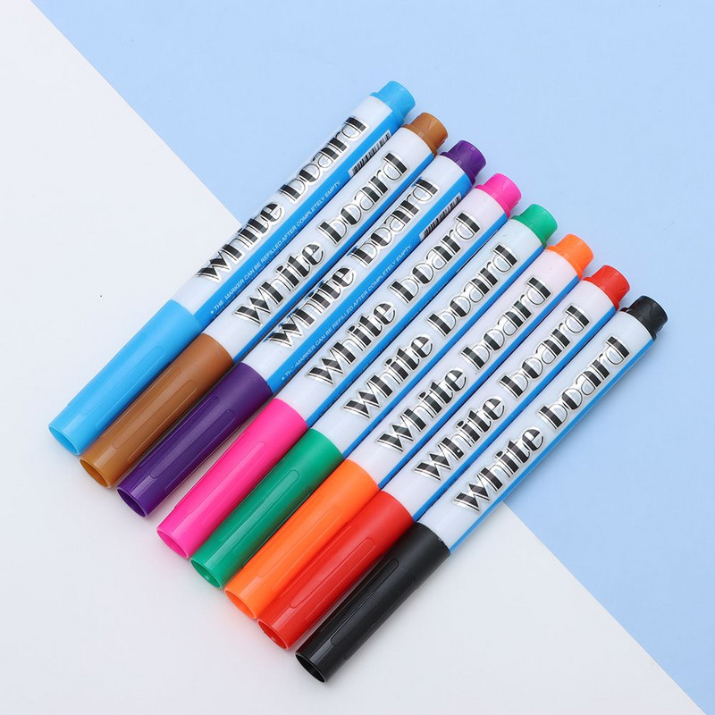 8/12 цвята Подарък Магическа водна рисунка Детска писалка с драскулки Маркери за бяла дъска Писалка с водна живопис Изтриваема плаваща писалка