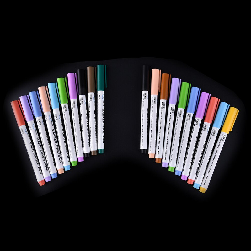 12/8 spalvų Nutrinamos baltos lentos žymeklio rašiklio rinkinys Lentelės rašiklio raštinės reikmenys Biuro piešimo reikmenys mokykloms