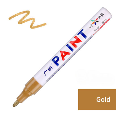 12 buc. Marker permanent colorat pentru vopsea Marker albi impermeabili pentru banda de rulare a anvelopelor țesătură din cauciuc Vopsea metal 12 culori Pixuri pentru vopsea