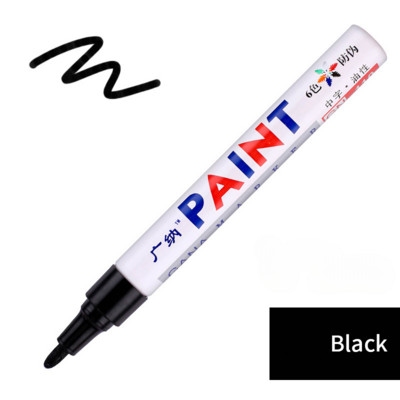 12 buc. Marker permanent colorat pentru vopsea Marker albi impermeabili pentru banda de rulare a anvelopelor țesătură din cauciuc Vopsea metal 12 culori Pixuri pentru vopsea