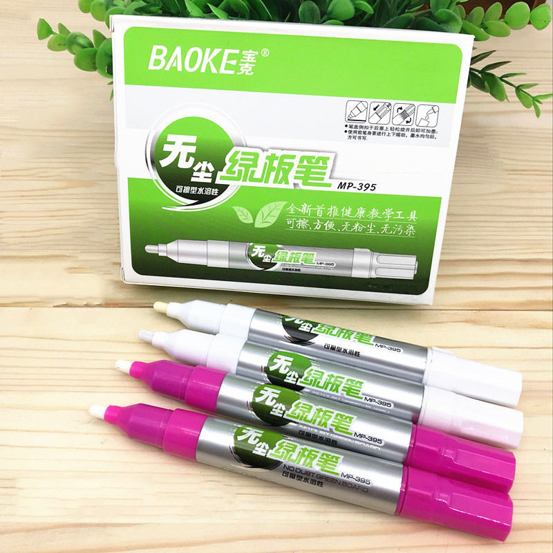 1 gab. Atkārtoti pildāmi Greenboard Blackboard Marķieris Pildspalva Balta Rozā Dzēšami Uzpildāmi Marķieri Pildspalvas Skolas biroja piederumi