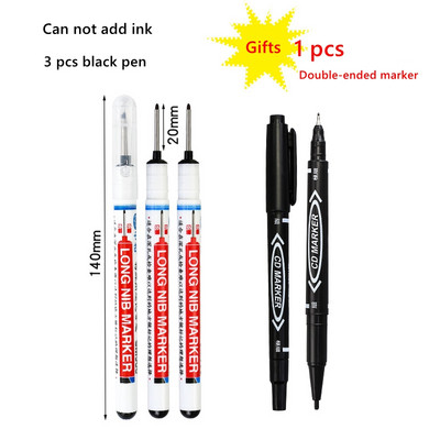 Haile Can Add Atrament 20/30 mm hlboký vŕtací fix s dlhým hrotom, sada vodotesných dekorácií, stavebných, drevoobrábacích, fixiek na farbu.