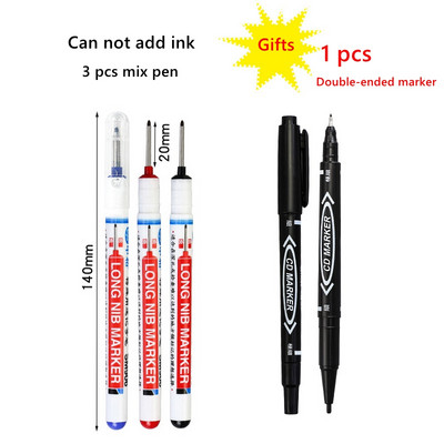 Haile Can Add Atrament 20/30 mm hlboký vŕtací fix s dlhým hrotom, sada vodotesných dekorácií, stavebných, drevoobrábacích, fixiek na farbu.
