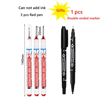 Haile Can Add Atrament 20/30 mm hlboký vŕtací fix s dlhým hrotom, sada vodotesných dekorácií, stavebných, drevoobrábacích, fixiek na farbu.