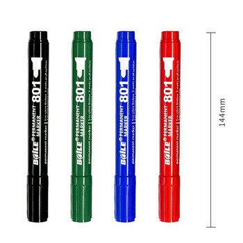 4 бр./компл. перманентна писалка за боядисване, мазна, водоустойчива, черна, зелена, червена писалка за маркери за гуми, подписи, художествени химикалки, канцеларски материали