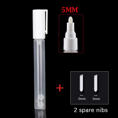 Пластмасова празна пръчка за писалка с 2 върхове Комплект 3/5/8/10/15/30 мм варели Тръба Графити химикалки Течна креда Маркери Аксесоари за писалка