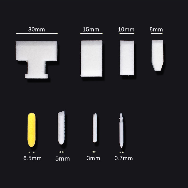 Пластмасова празна пръчка за писалка с 2 върхове Комплект 3/5/8/10/15/30 мм варели Тръба Графити химикалки Течна креда Маркери Аксесоари за писалка