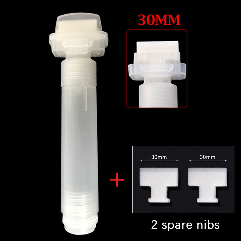 Пластмасова празна пръчка за писалка с 2 върхове Комплект 3/5/8/10/15/30 мм варели Тръба Графити химикалки Течна креда Маркери Аксесоари за писалка