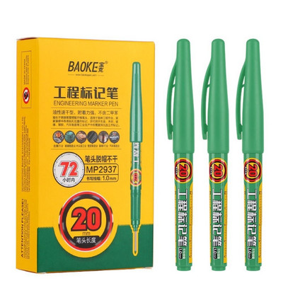 5 ks 20/30 mm dlhé olejové fixky, vodotesné viacúčelové fixky s hlbokým otvorom, zelený/červený/čierny/modrý atrament, remeselný nástroj