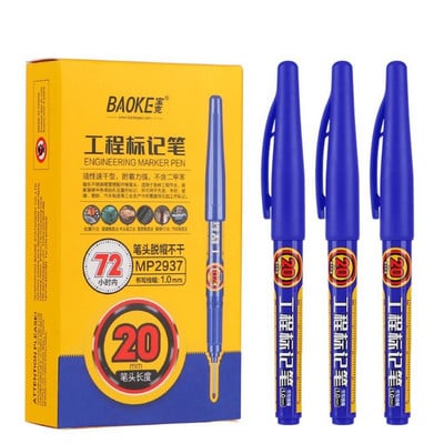 5 ks 20/30 mm dlhé olejové fixky, vodotesné viacúčelové fixky s hlbokým otvorom, zelený/červený/čierny/modrý atrament, remeselný nástroj