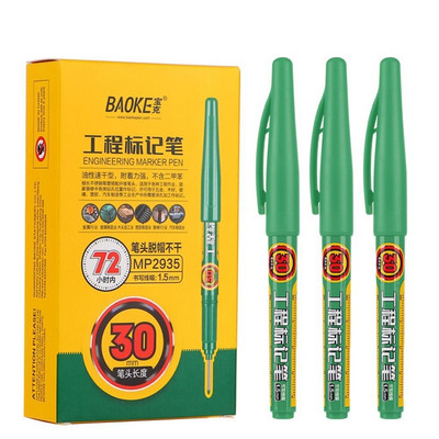5 ks 20/30 mm dlhé olejové fixky, vodotesné viacúčelové fixky s hlbokým otvorom, zelený/červený/čierny/modrý atrament, remeselný nástroj