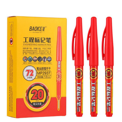 5 ks 20/30 mm dlhé olejové fixky, vodotesné viacúčelové fixky s hlbokým otvorom, zelený/červený/čierny/modrý atrament, remeselný nástroj